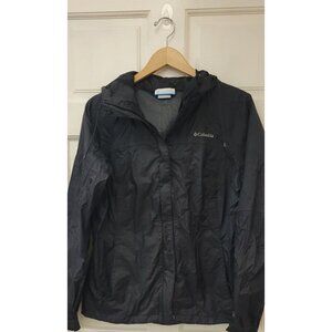 Columbia Omni-Tech Waterproof Breathable Jacket L Inside Zippers and Mesh